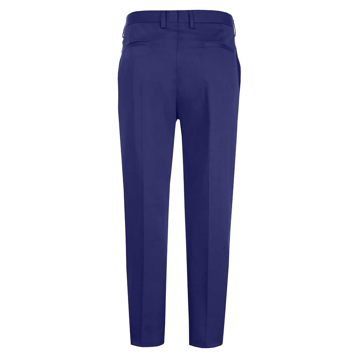 Pantalón de Vestir para Caballero Tela Fantasía Azul Medio Polo Club