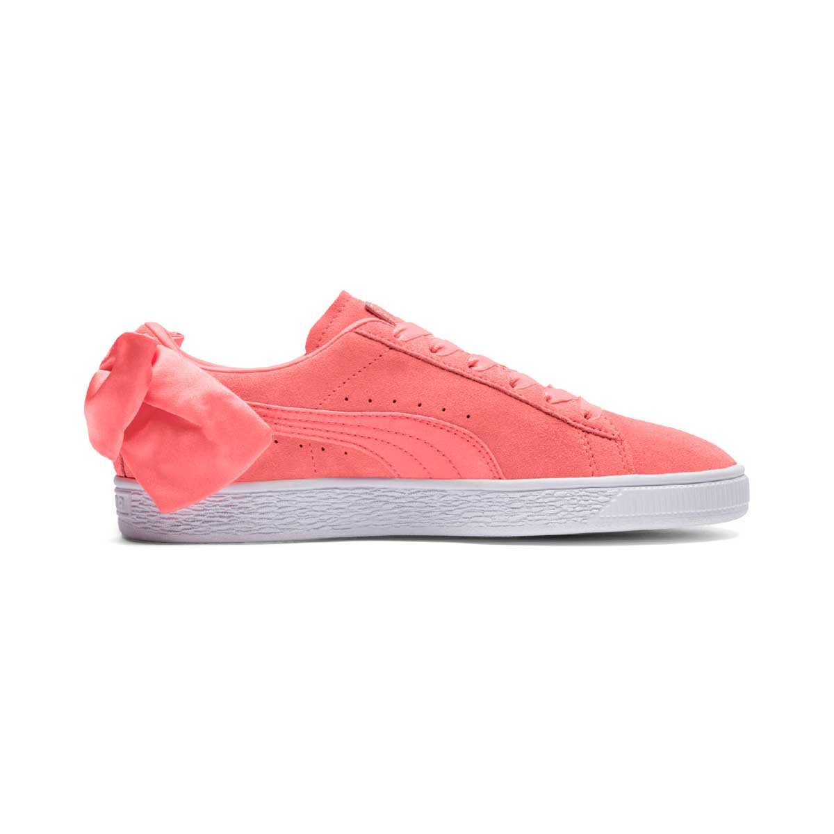 tenis puma suede bow mujer