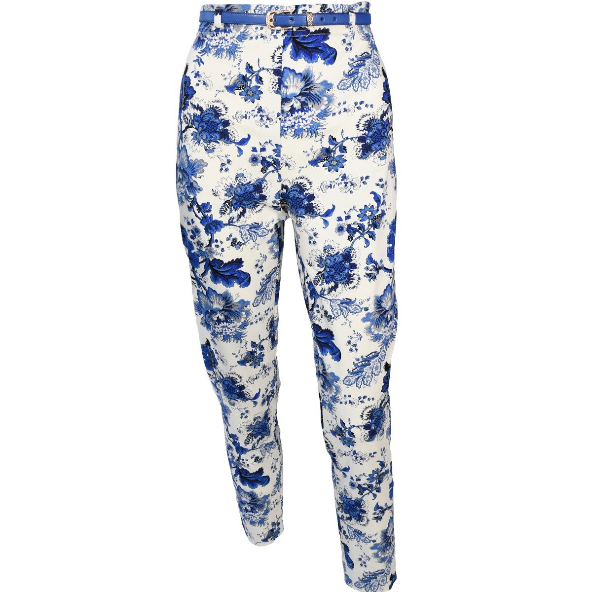 Pantalón con Estampado de Flores Apostrophe