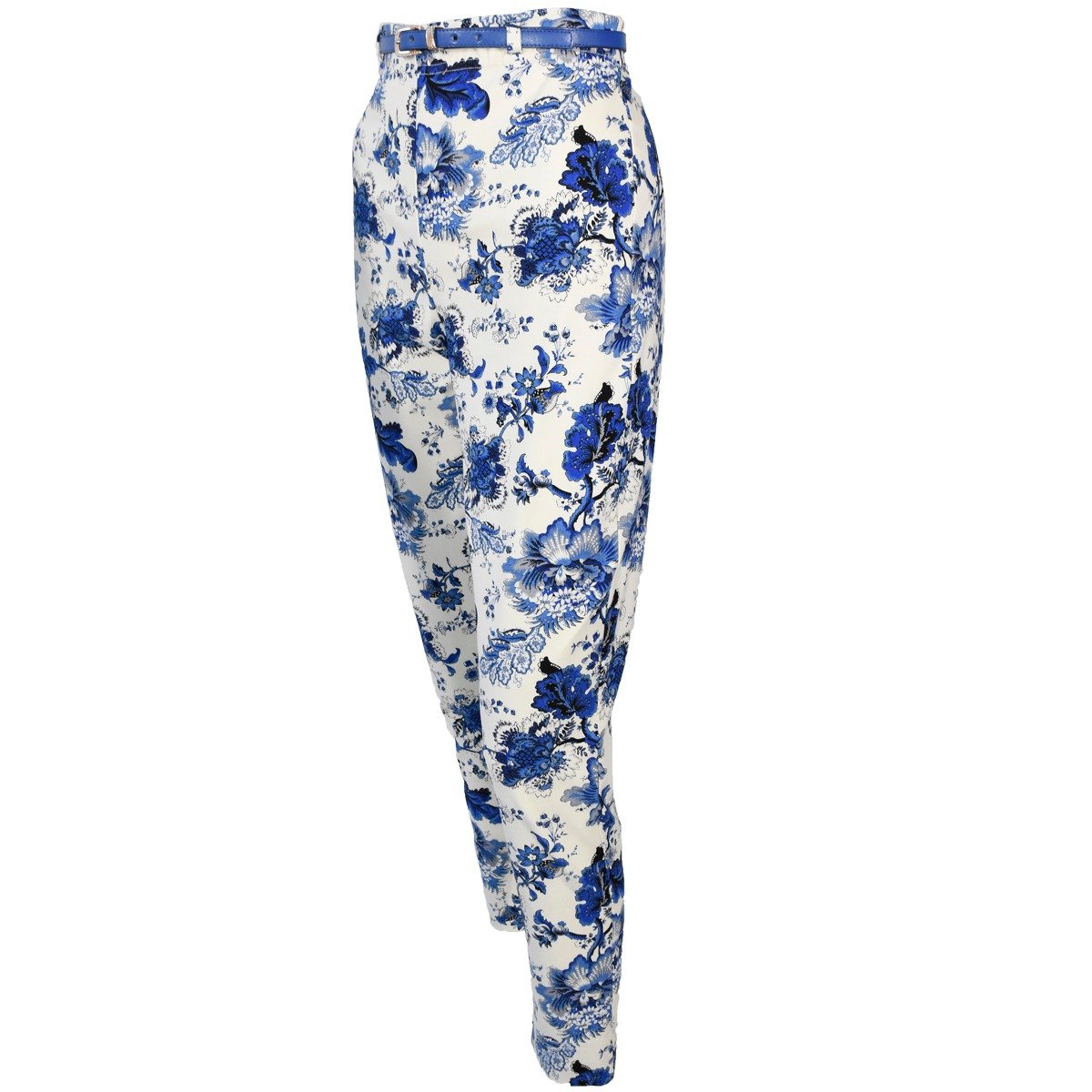 Pantalón con Estampado de Flores Apostrophe