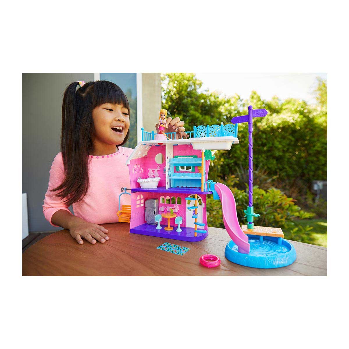 Polly Pocket! Casa Del Lago de Polly Mattel