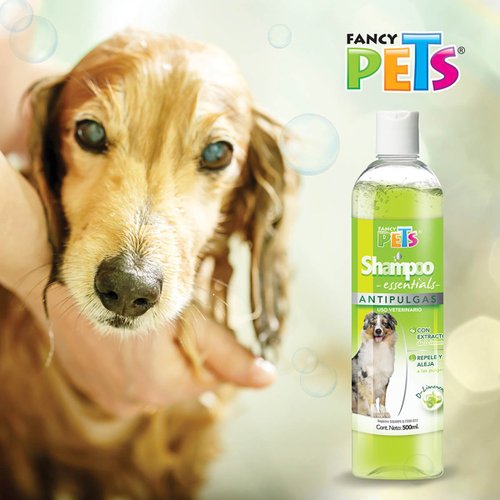 Shampoo Essentials Anti Pulgas 500Ml Acuario Lomas para Perro