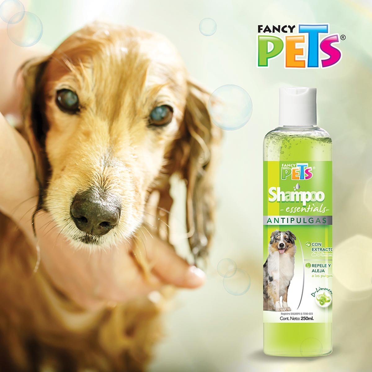 Shampoo Essentials Antipulgas 250 Ml Fancy Pets Mod. Fl3967 para Perro