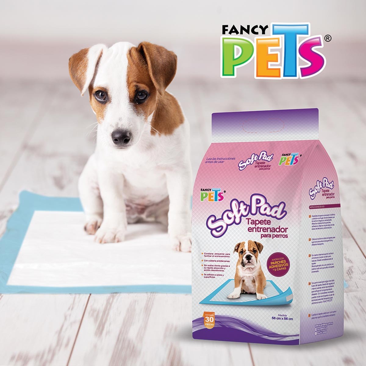 Tapete Entrenador (Pads) Fancy Pet 30 Pz Fancy Pets Mod. Fl7174 para Perro