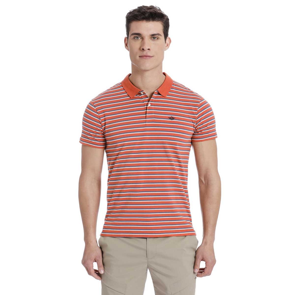 Playera Polo Naranja para Caballero Dockers® 360 Casual