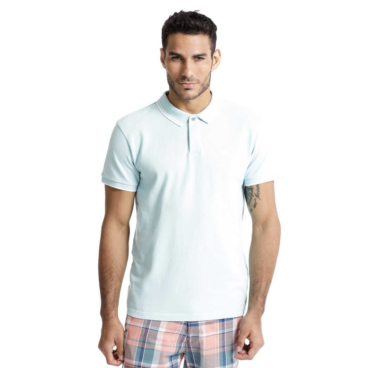 Playera Polo Azul para Caballero Dockers® 360 Versatile