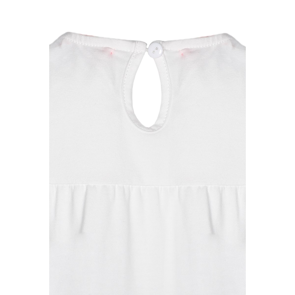 Playera Blanca para Niña con Aplicaciones al Frente Studio si