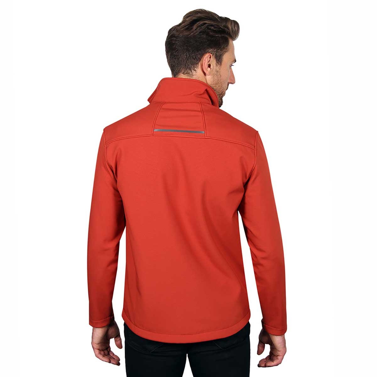 Chamarra Naranja para Caballero Cuello Redondo Alto Haggar