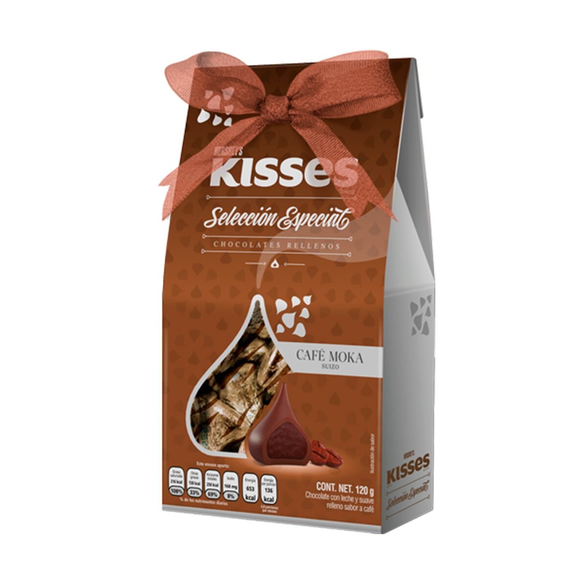 Chocolate Expresso Kisses Hersheys 120 Grs