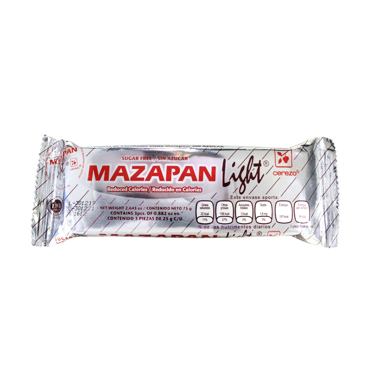 Mazapán Light 25 Grs 3 Pzs.