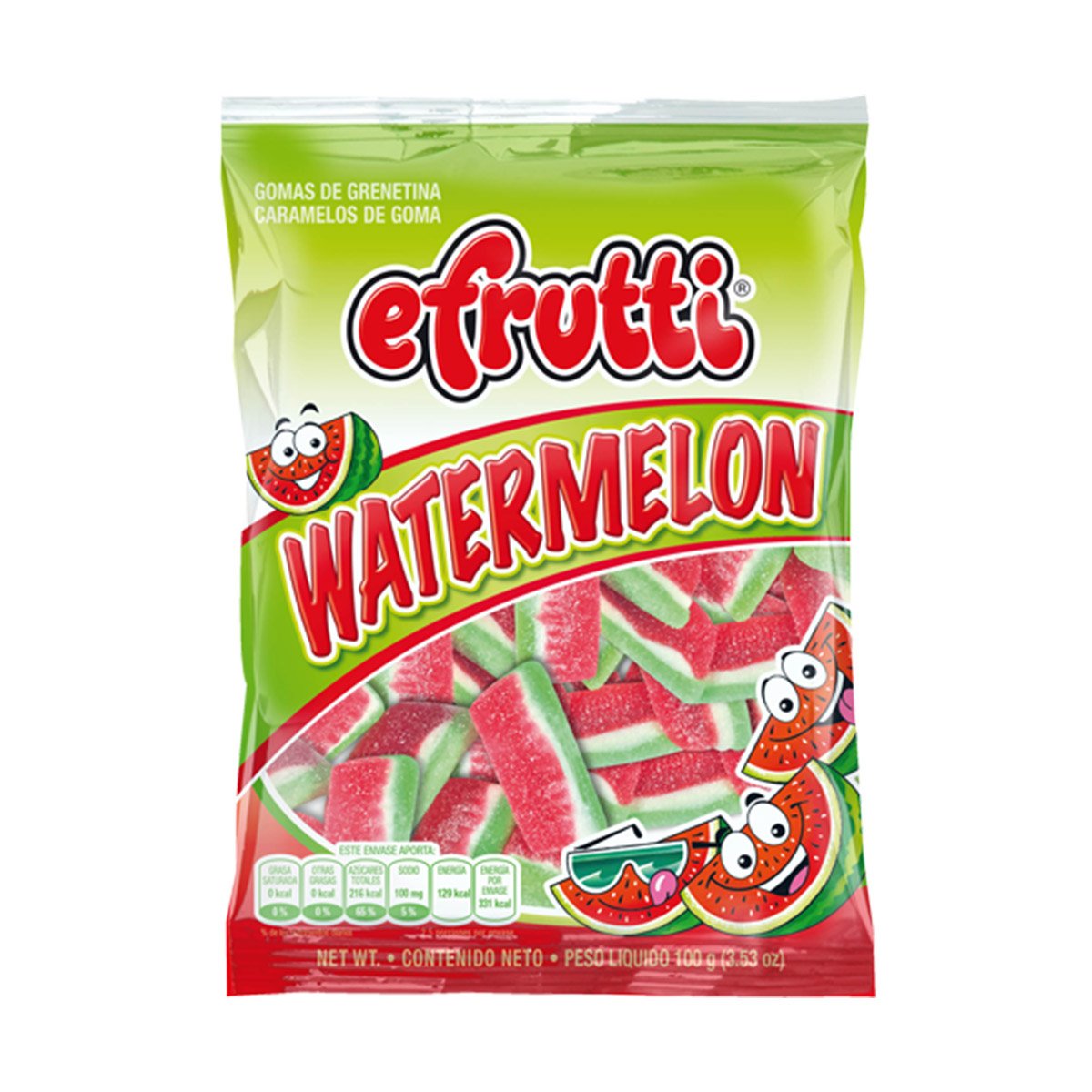 Gomitas de Sandia Efrutti 100 Grs