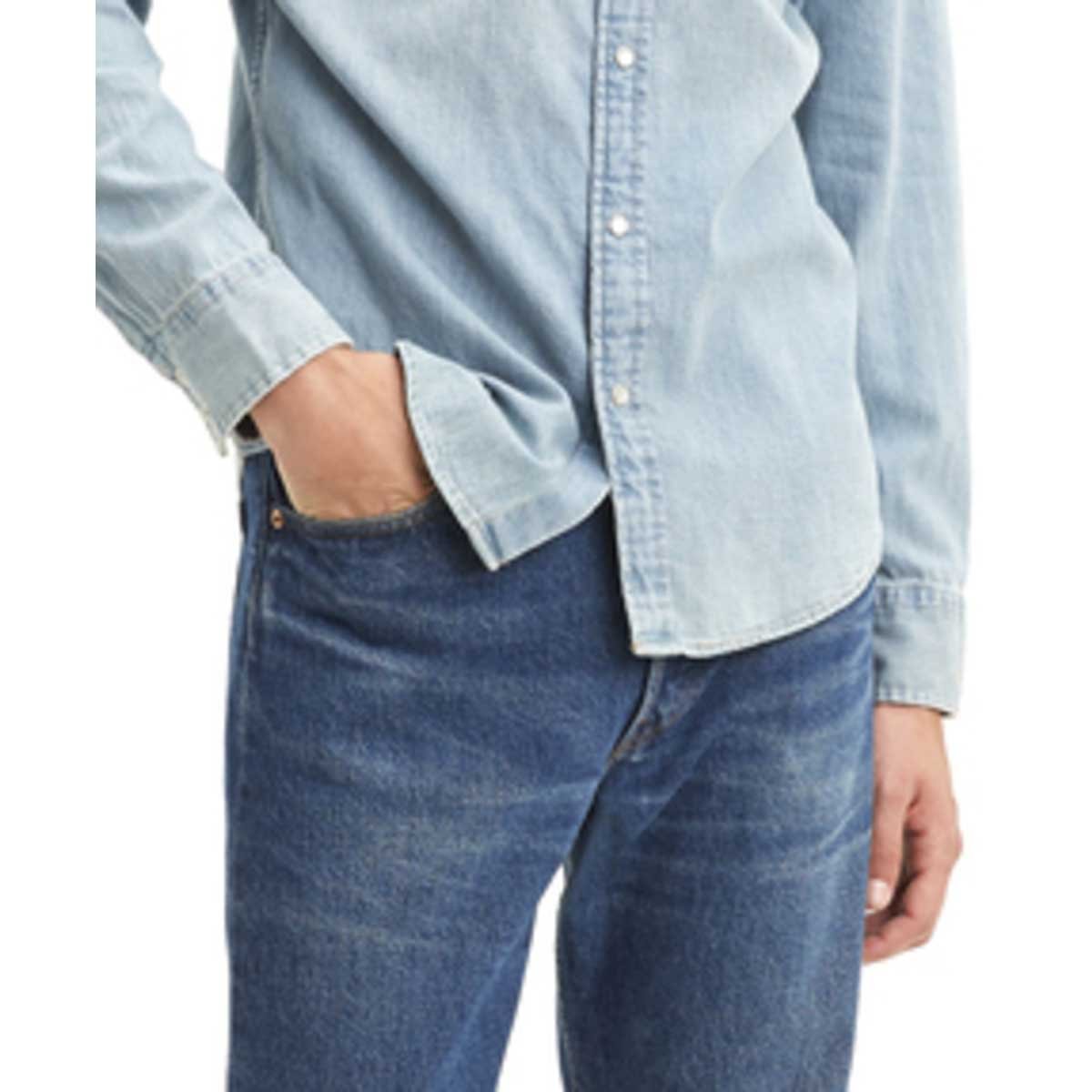 Camisa Azul Manga Larga para Hombre Levi's