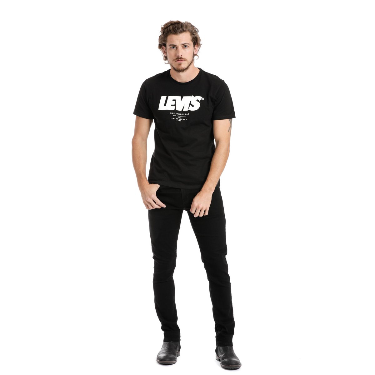 Playera Negra para Caballero Levi's&reg;