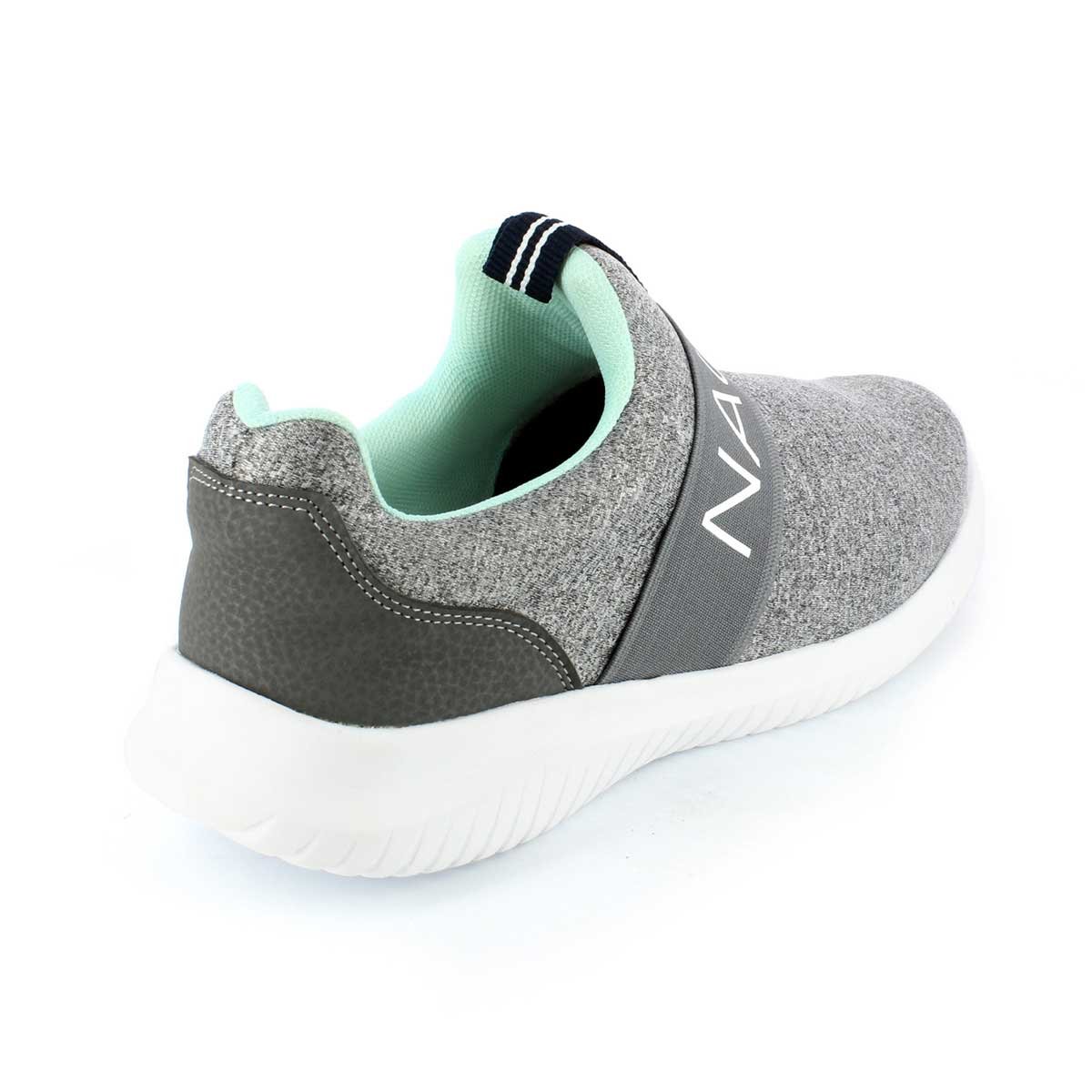 Tenis Sport Dama Gris con Menta Náutica