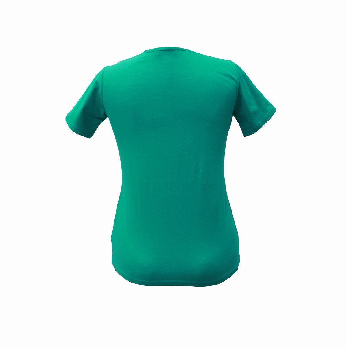 Playera Verde Lisa con Bordado Loren´s para Dama