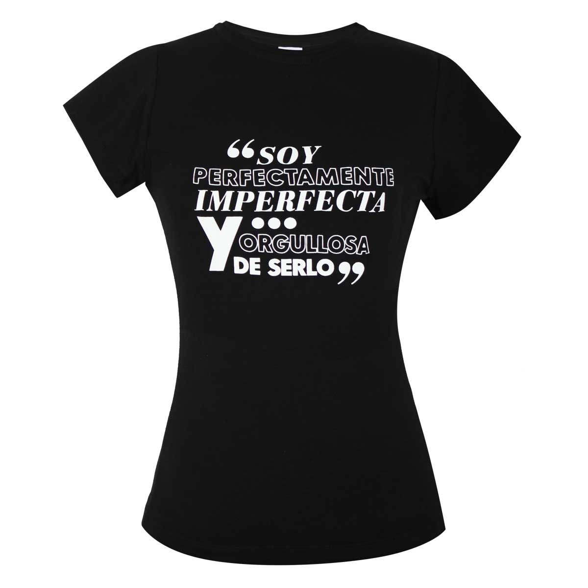 Playera Manga Corta con Estampado de Letras Elle para Dama