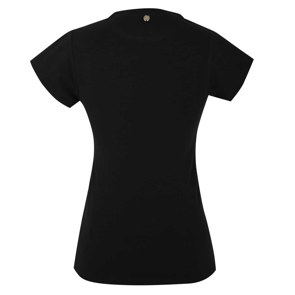 Playera Manga Corta con Estampado de Letras Elle para Dama