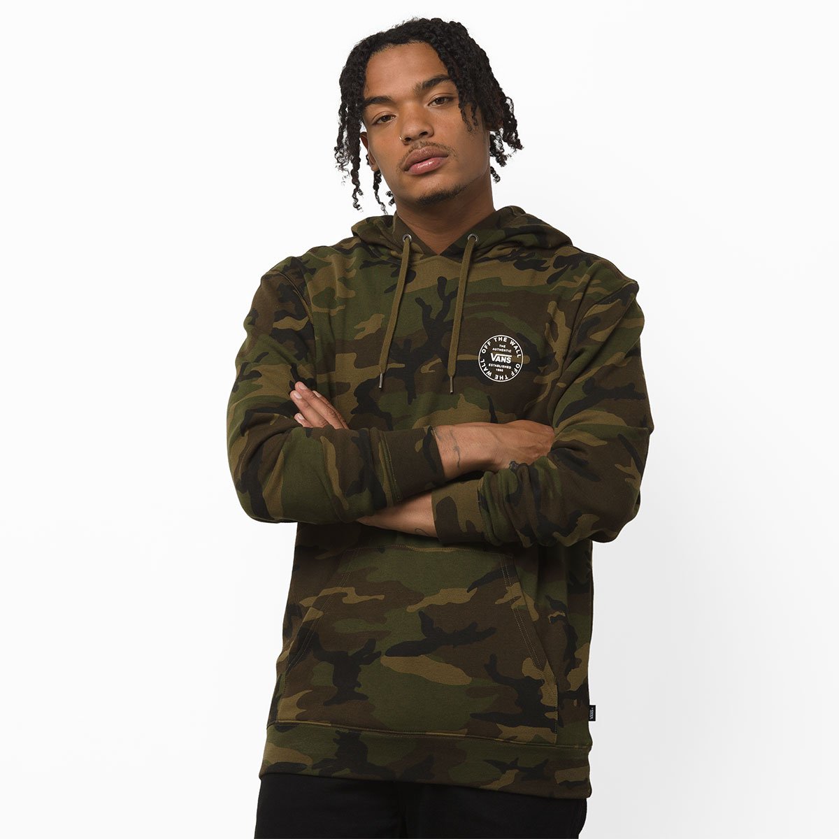 Sudadera Verde Vans para Caballero