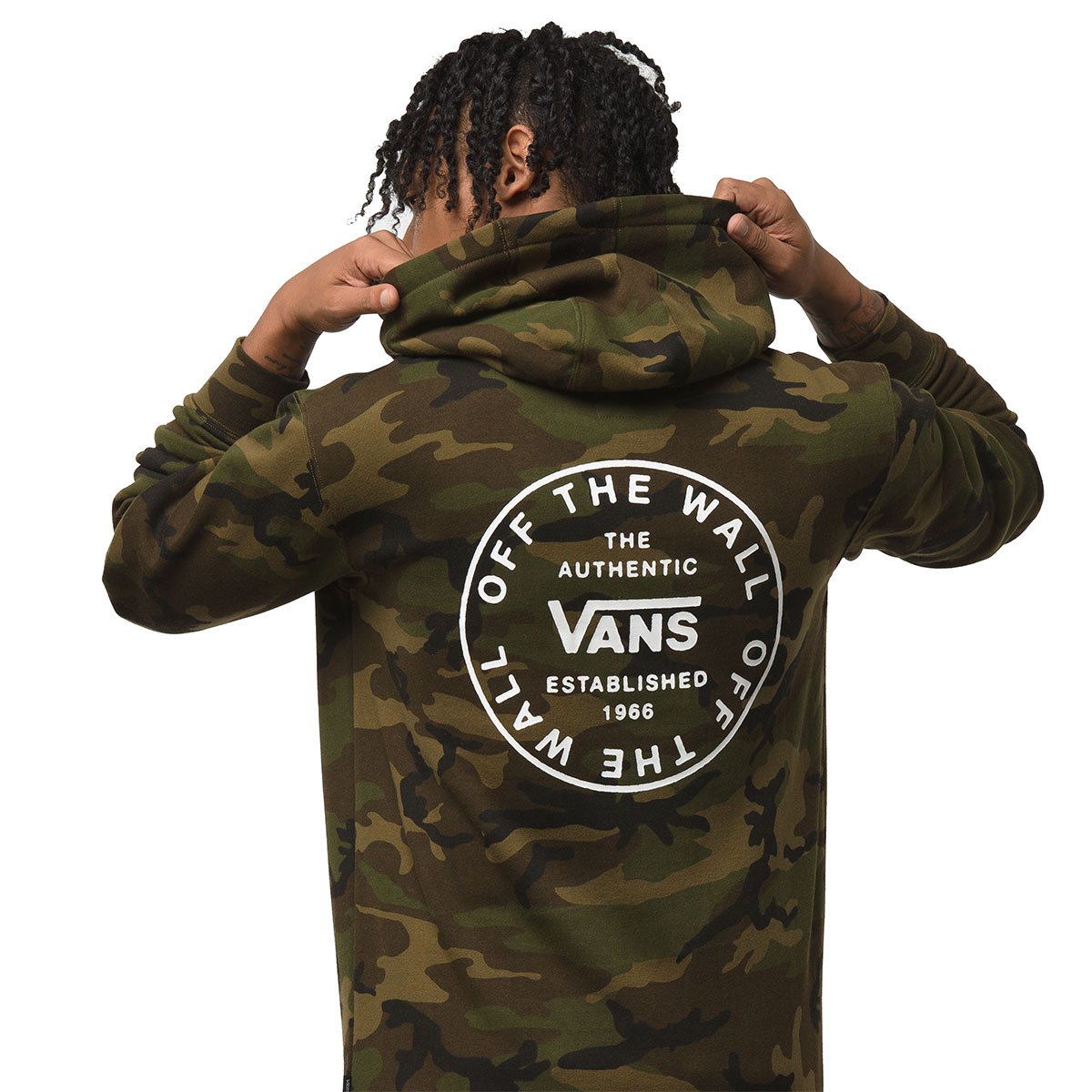 Sudadera Verde Vans para Caballero
