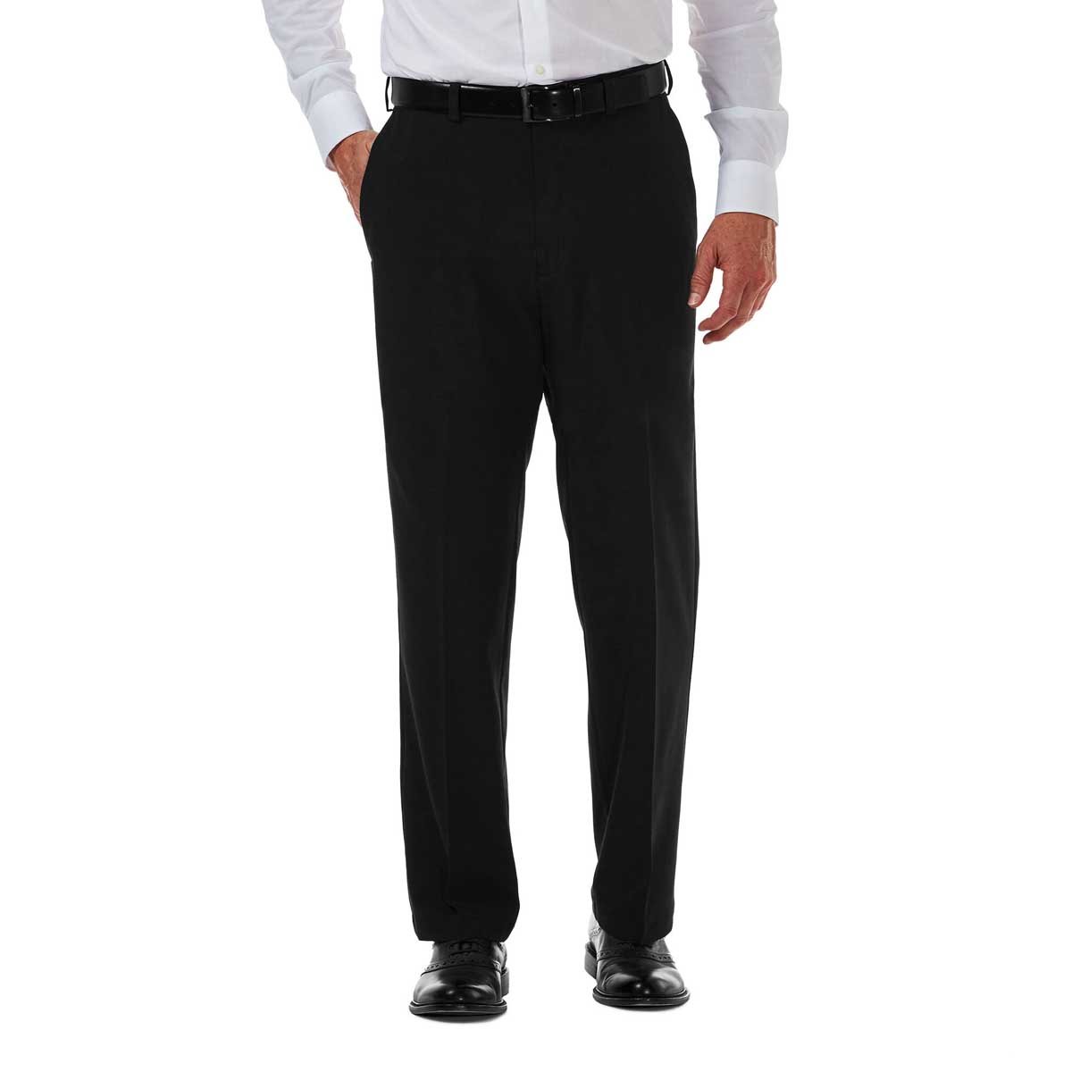 Pantalón Haggar Negro Cool 18 Pro Classic Fit  para Hombre