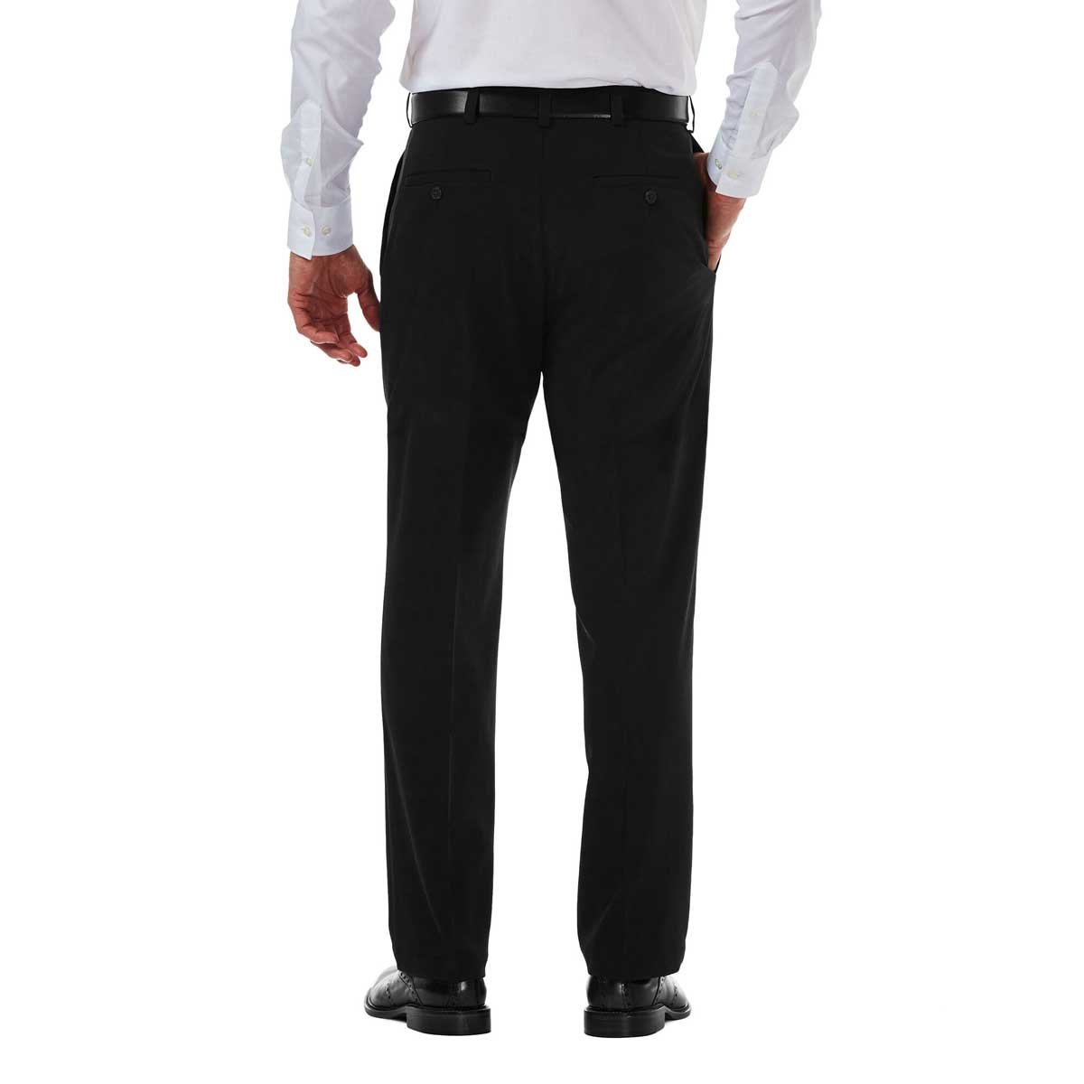 Pantalón Haggar Negro Cool 18 Pro Classic Fit para Hombre