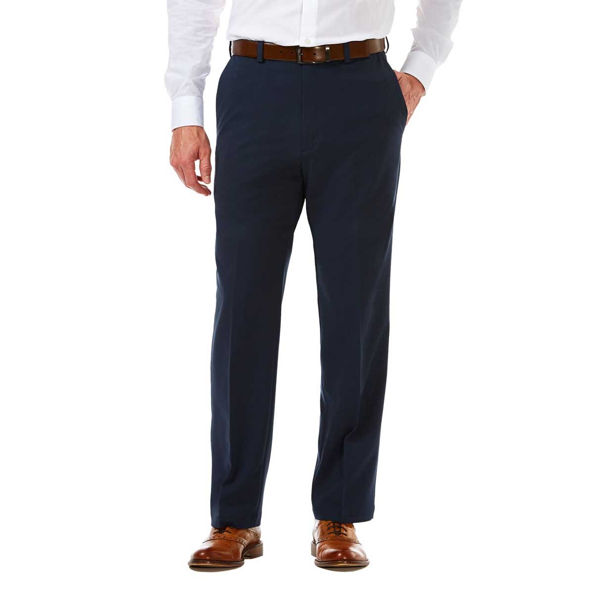 Pantalón Haggar Azul Obscuro Pro Classic Fit para Hombre