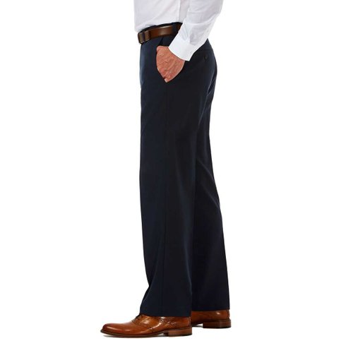 Pantalón Haggar Azul Obscuro Pro Classic Fit para Hombre