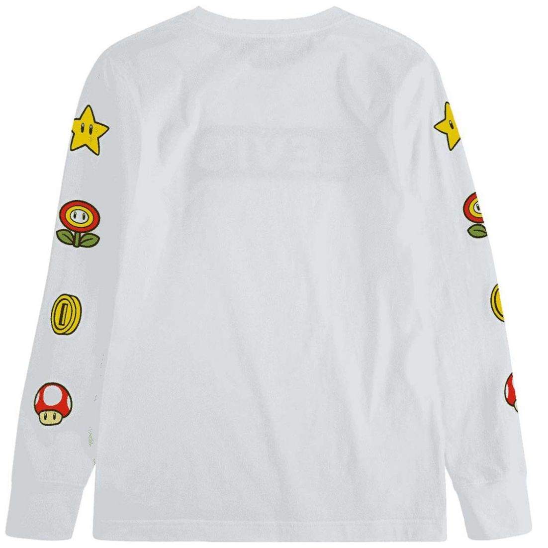 Playera Blanca Manga Larga para Bebé Levi's Nintendo