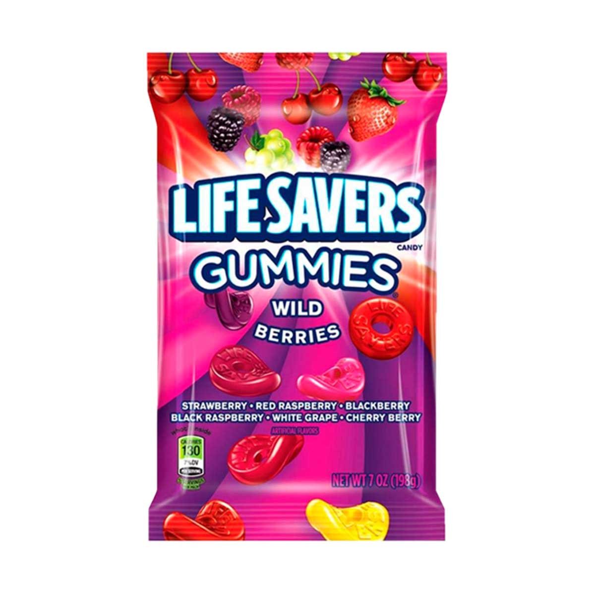 Gomitas en Forma de Salvavidas Sabor Berries Life Savers 198 Grs