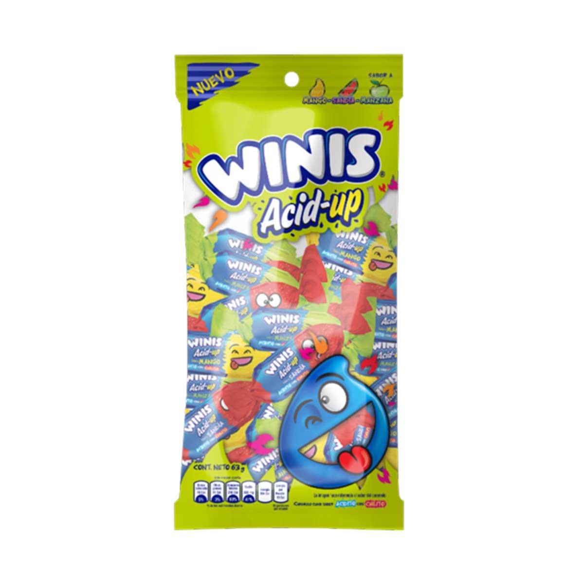 Caramelo Suave Sabor Enchilado Winis 63 Grs