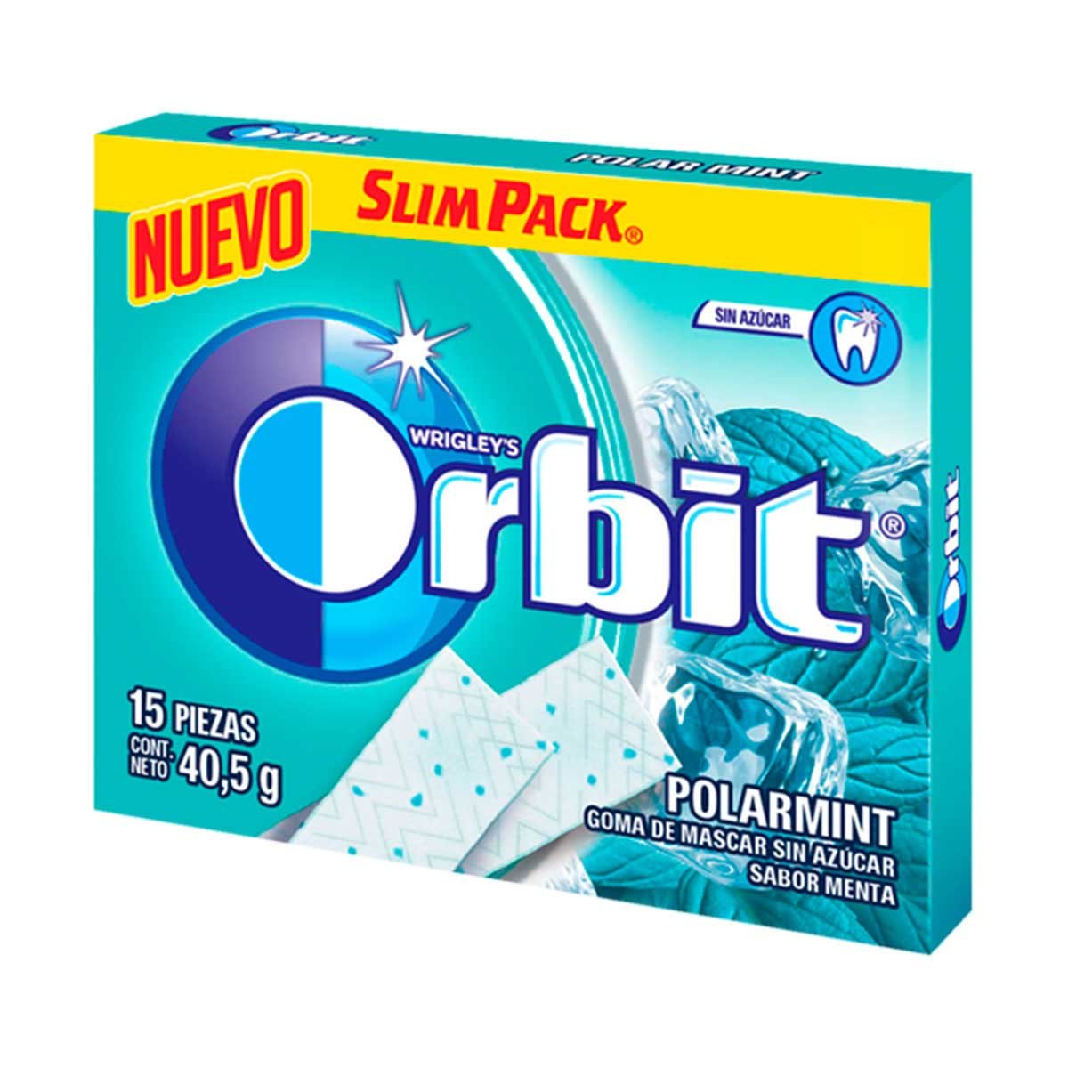 Goma de Mascar Orbit Sabor Menta Wrigley 40 Grs