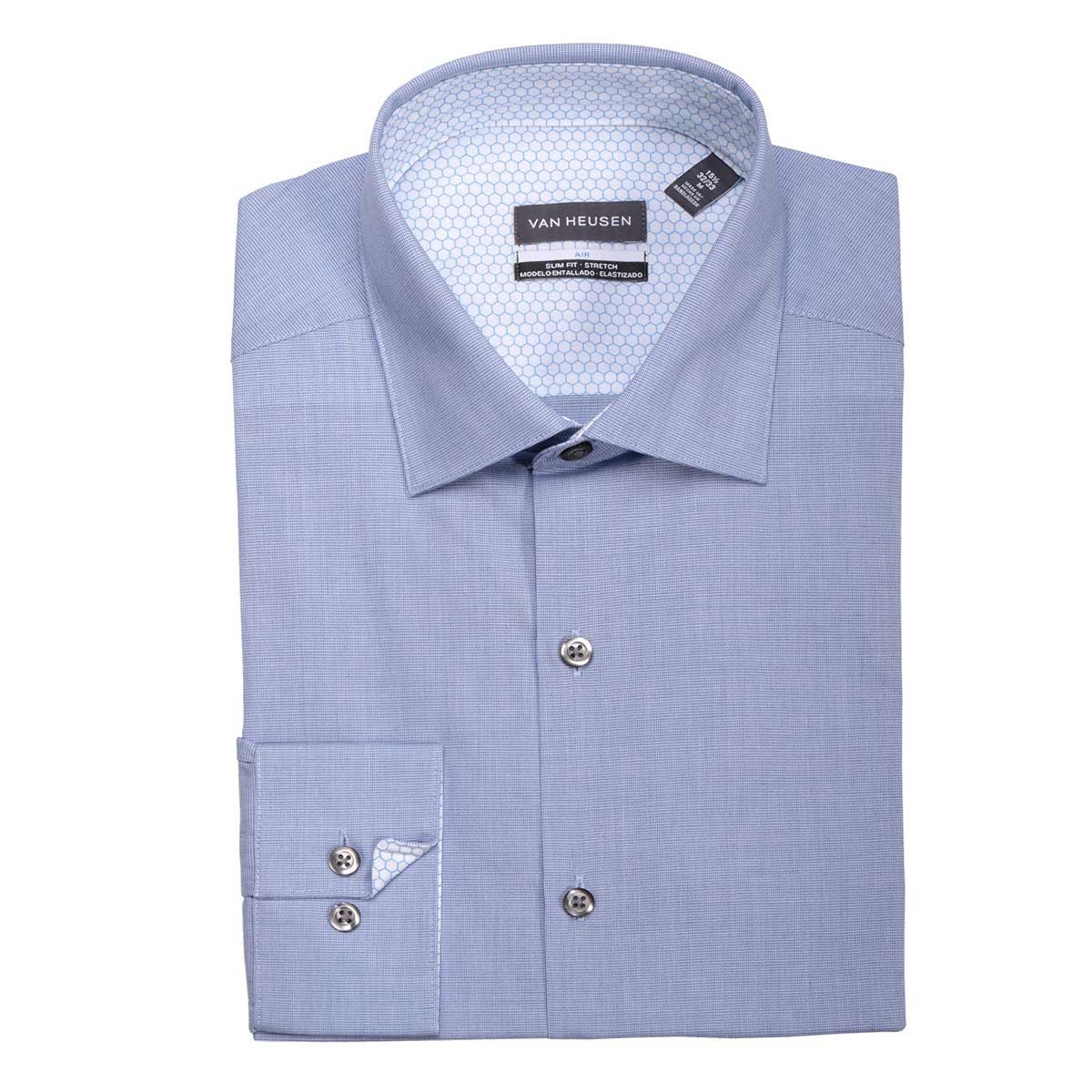 Camisa de Vestir para Caballero Van Heusen Azul