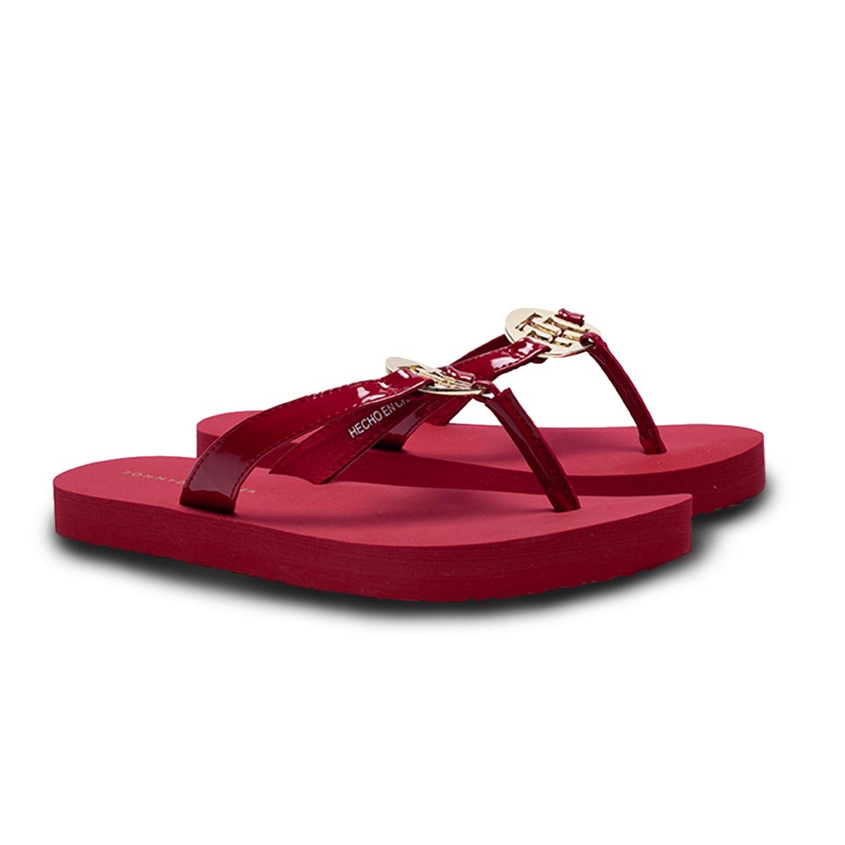 Sandalia Roja Tommy Hilfiger