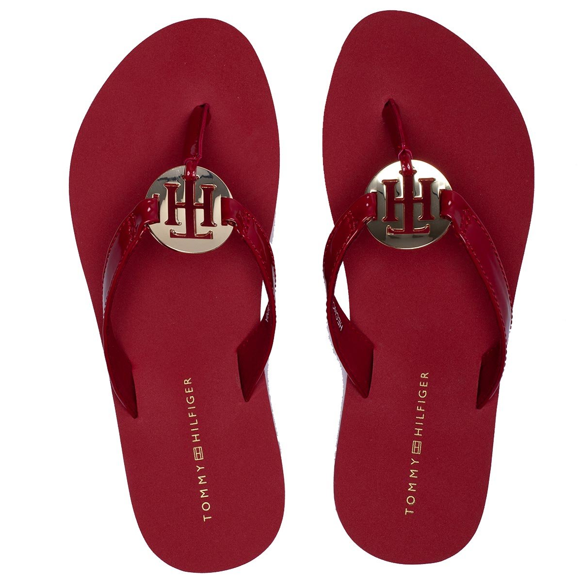 Sandalia Roja Tommy Hilfiger