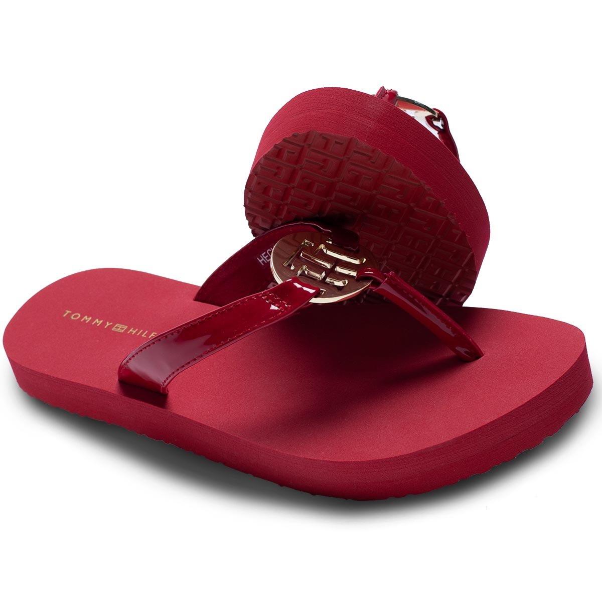 Sandalia Roja Tommy Hilfiger