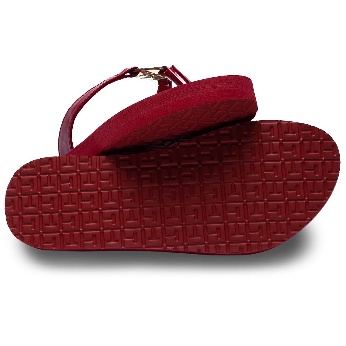 Sandalia Roja Tommy Hilfiger