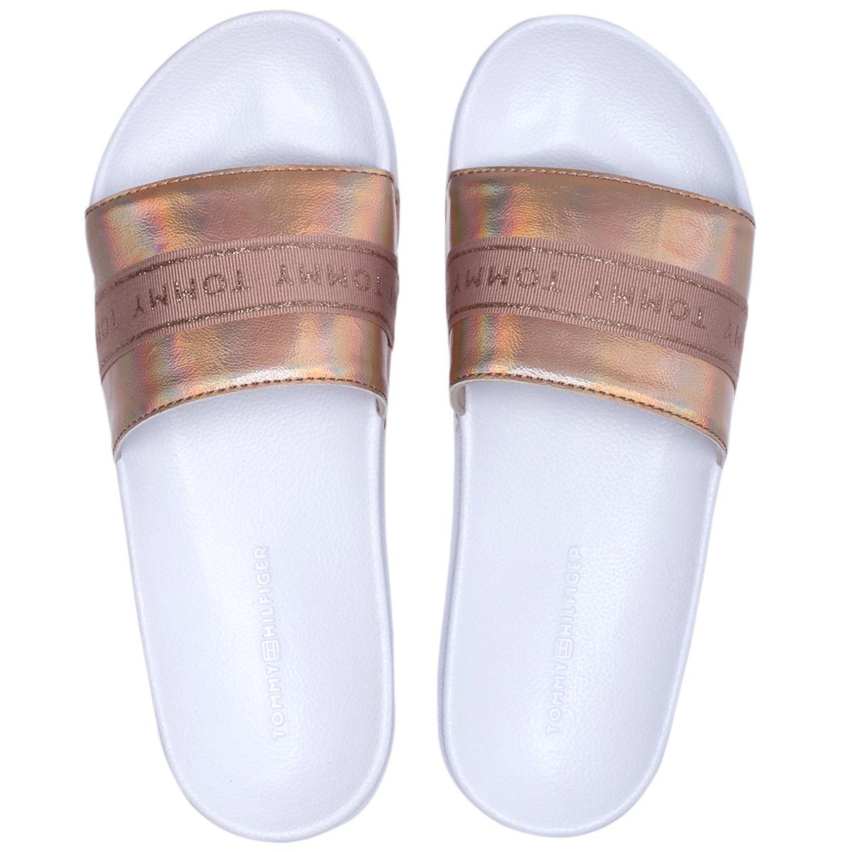 Sandalia Rosa Brillante Tommy Hilfiger