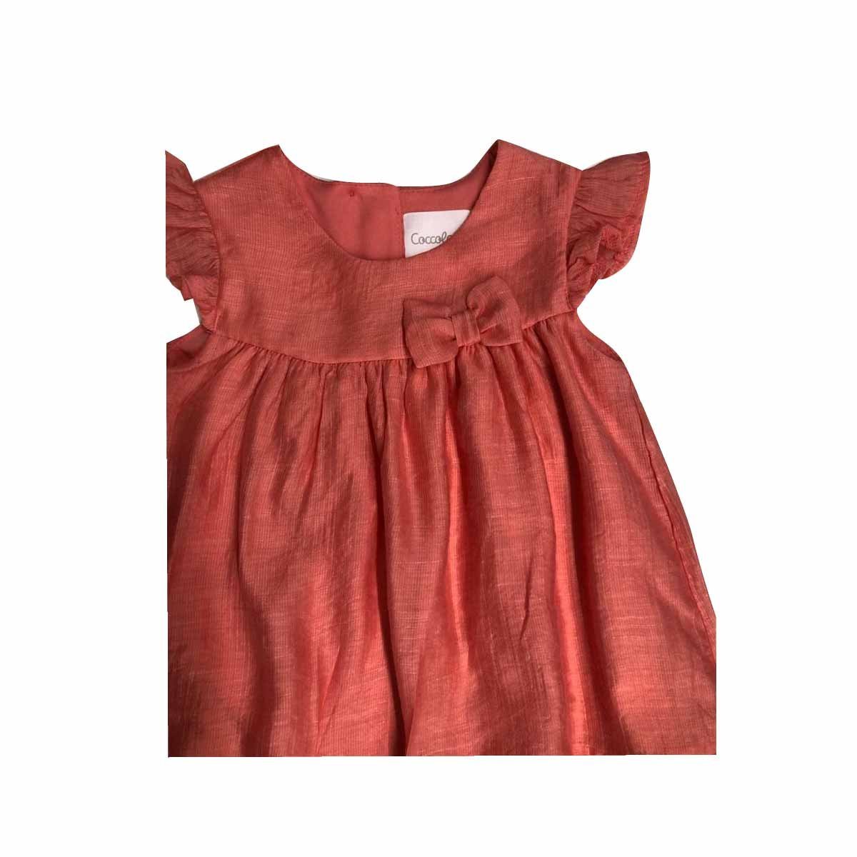 Vestido Rojo para Niña Coccolato