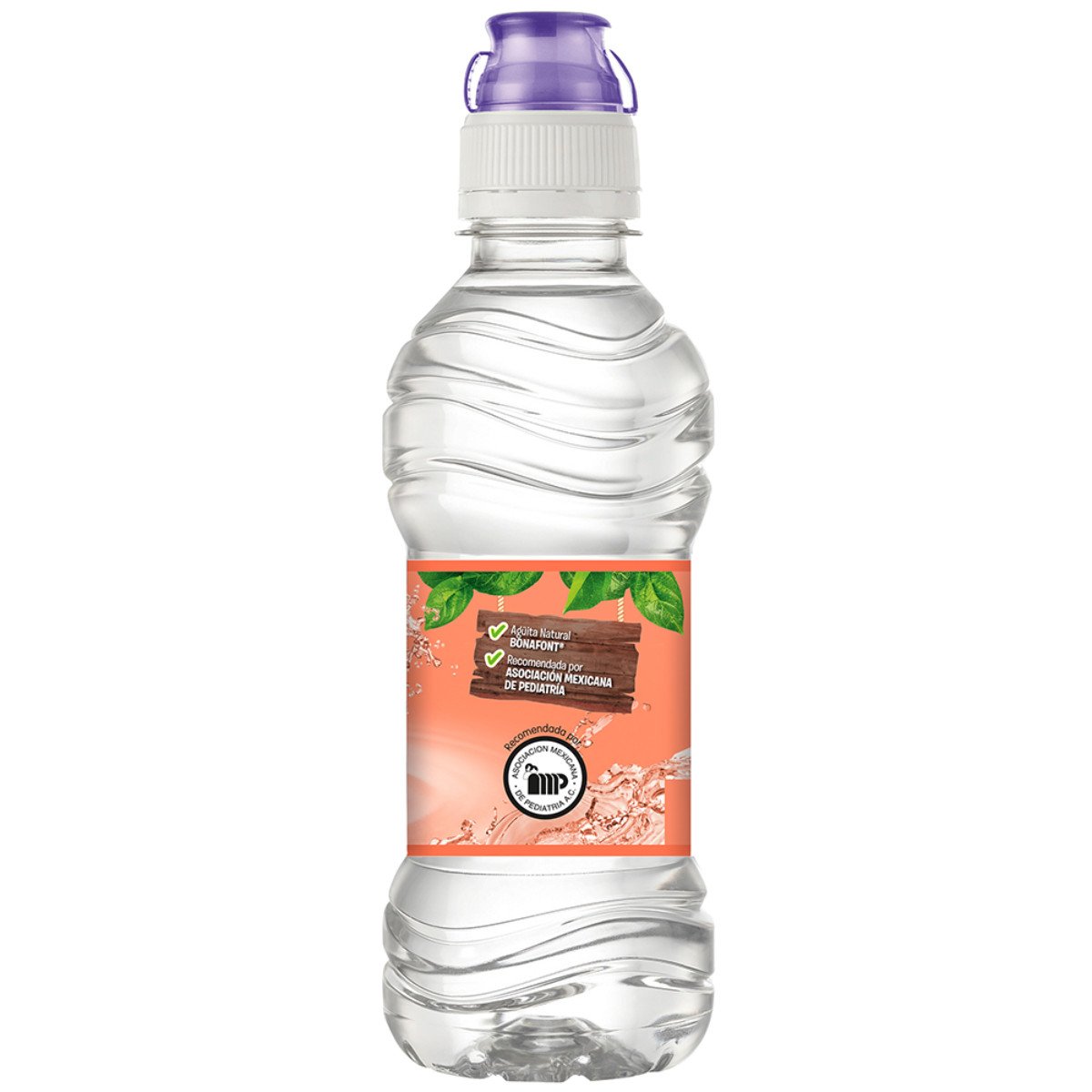 Agua Natural, 300 con Tapa Chupón Bonafont Kids