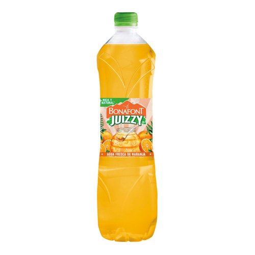 Agua Fresca con Jugo Natural de Naranja 1.5 L. Juizzy