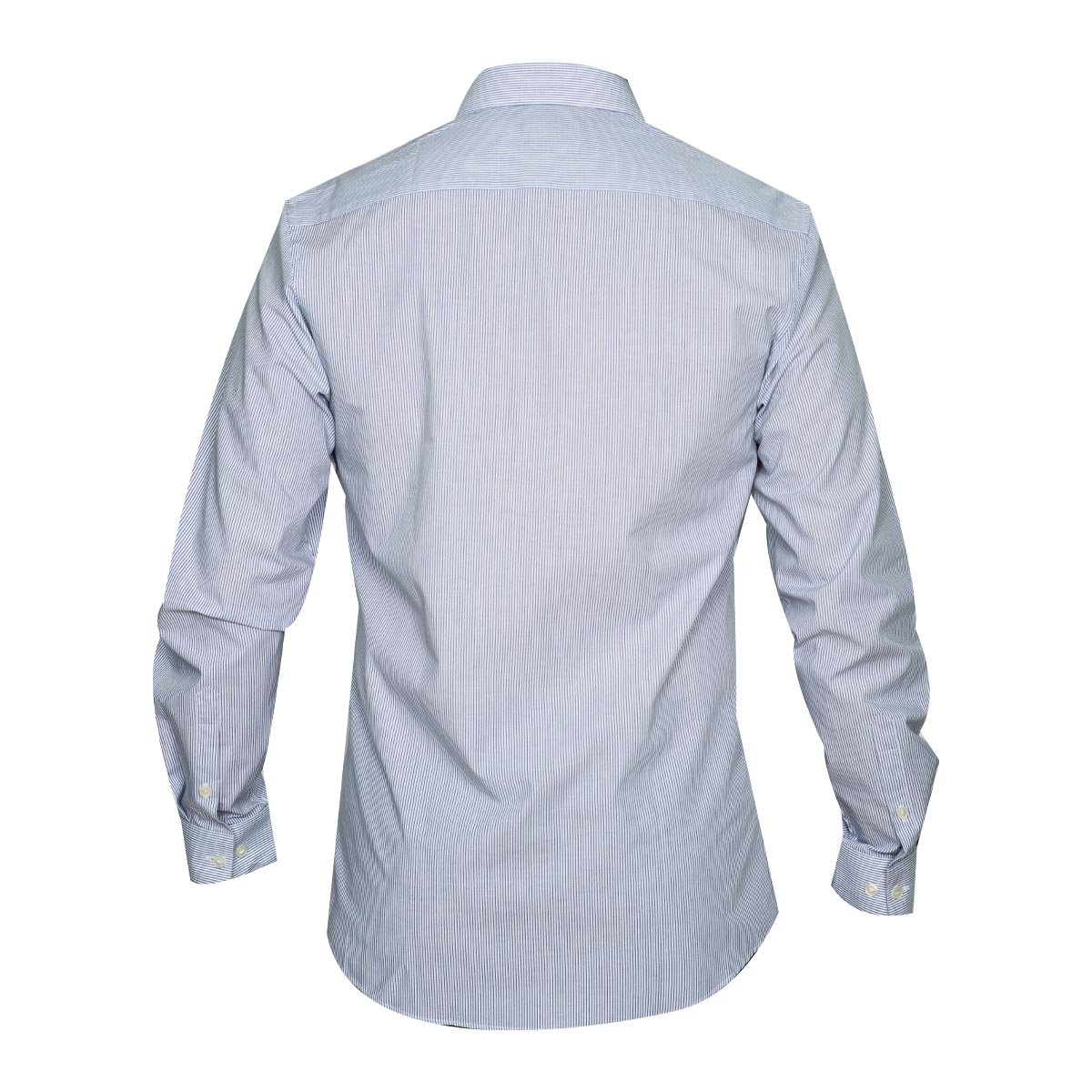 Camisa de Vestir Azul Combinado para Caballero Kenneth Cole