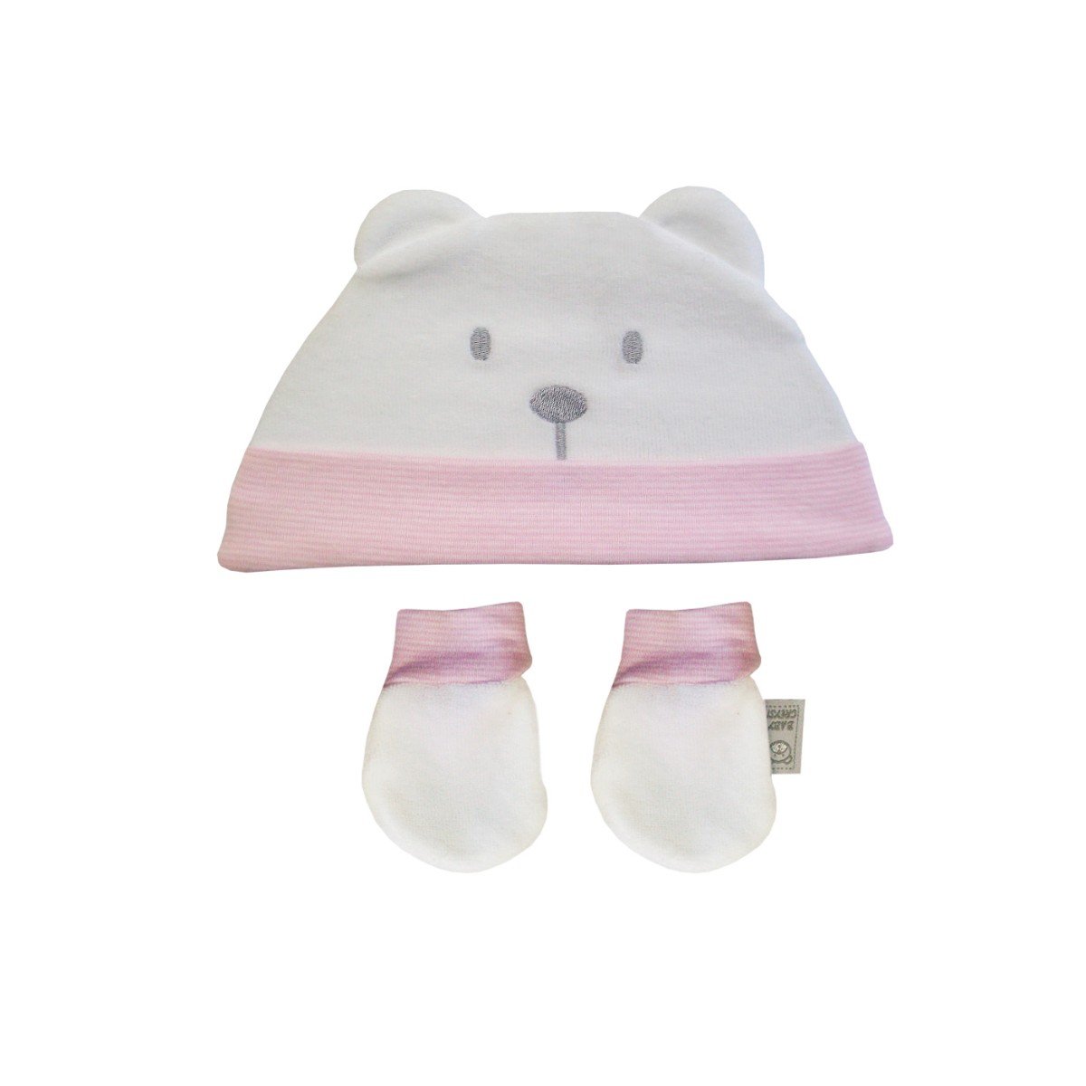 Set de Gorro Y Guantes Velour para Bebé Baby Creysi