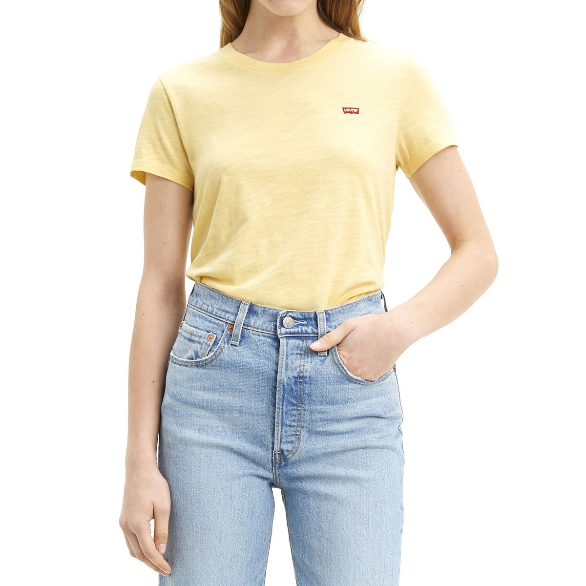 Playera levis amarilla deals