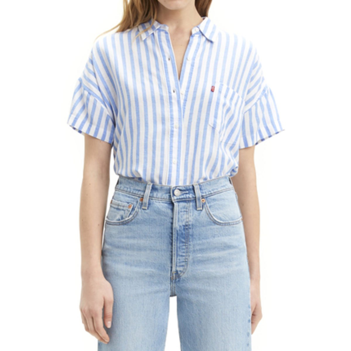 Blusa Blanca Alexandra Shirt Levi's para Dama