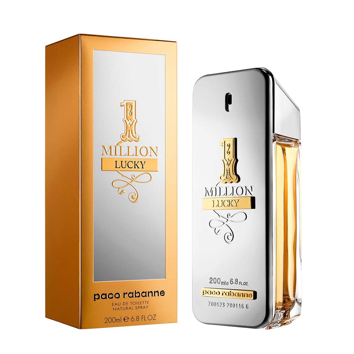 Fragancia para Hombre Paco Rabanne 1 Million Lucky Edt 200Ml