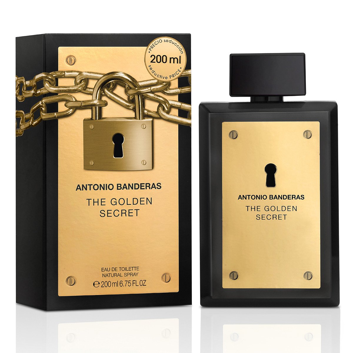 Fragancia para Hombre Antonio Banderas The Golden Seduction Edt 200Ml