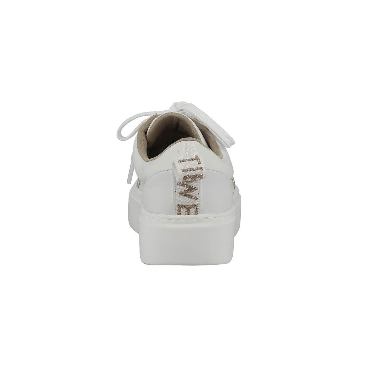 Tenis con Plataforma Y Material Sintético Color Blanco Westies