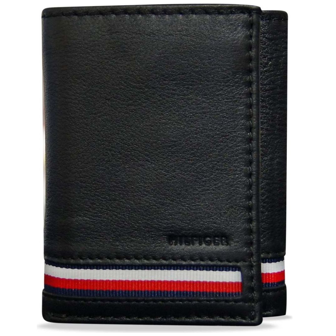 Cartera Trifold Color Gris Tommy Hilfiger para Hombre