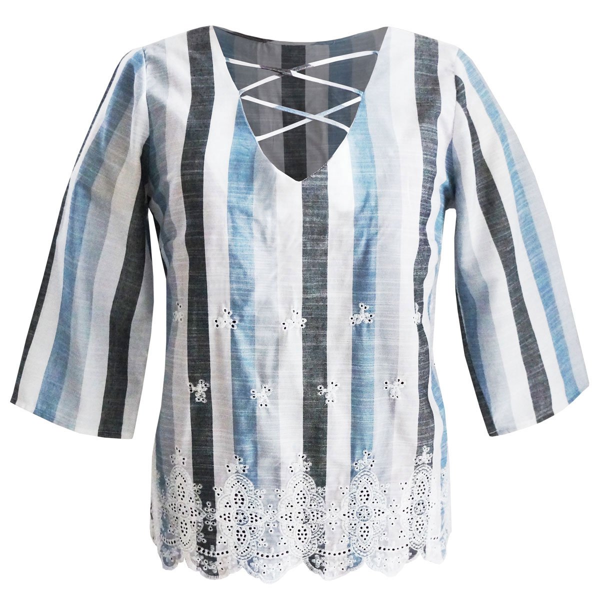 Blusa Cerrada con Aplicación Dede para Dama