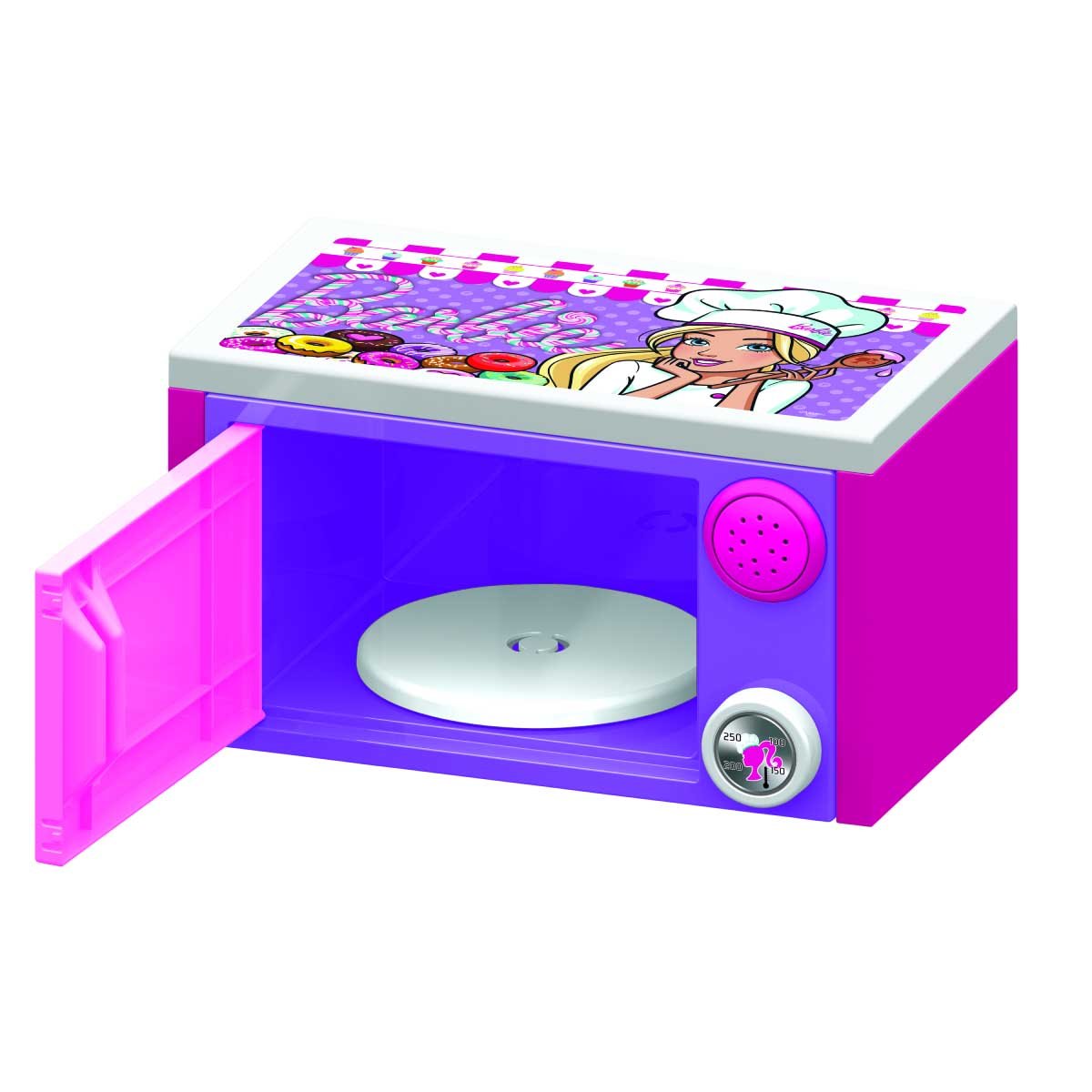 microondas barbie